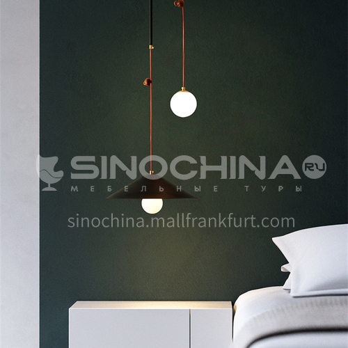Bedside chandelier Nordic style long-line chandelier bedroom light modern minimalist creative lighting-MDZG-YGP307